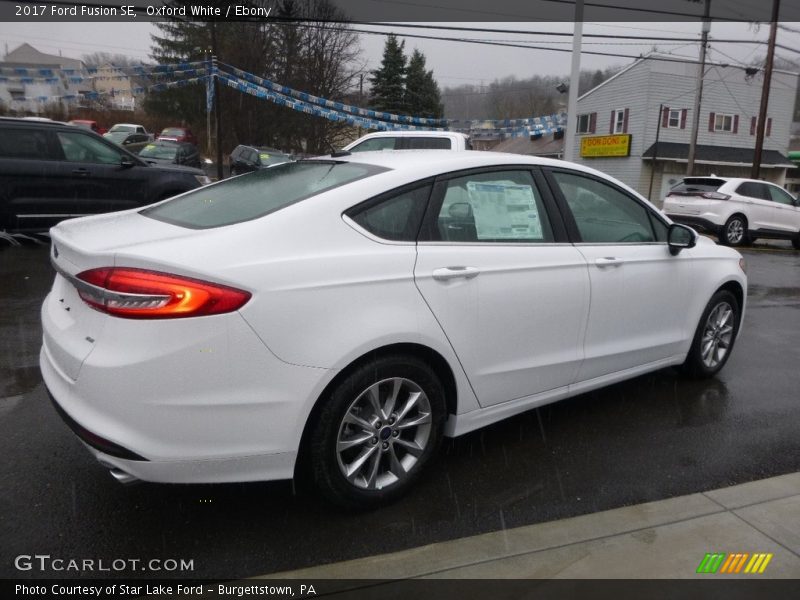 Oxford White / Ebony 2017 Ford Fusion SE
