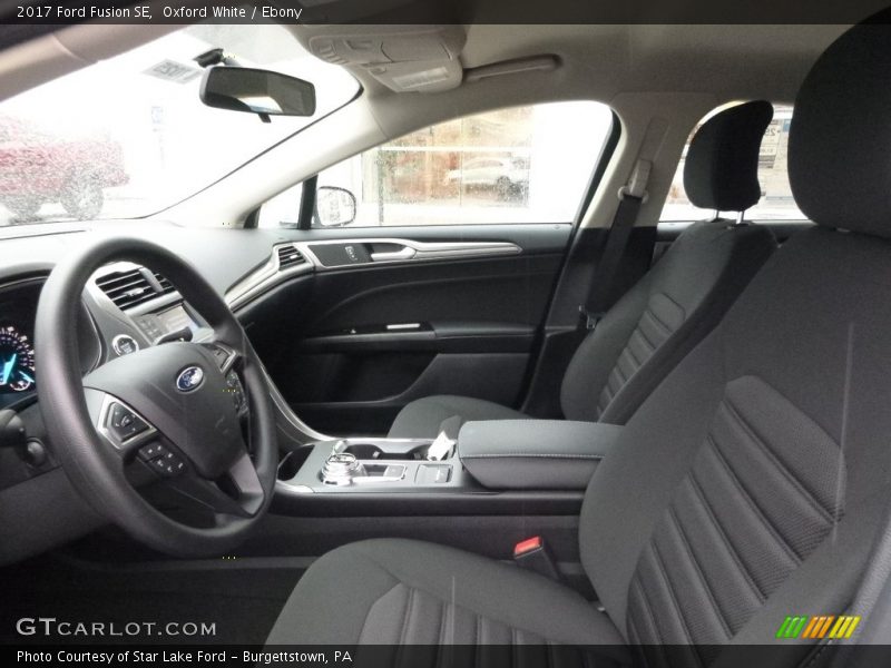 Oxford White / Ebony 2017 Ford Fusion SE