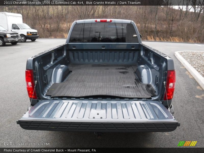 Blue Granite Metallic / Dark Titanium 2011 Chevrolet Silverado 1500 LS Extended Cab 4x4