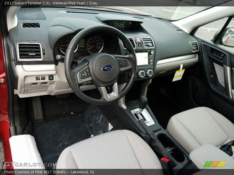 Venetian Red Pearl / Gray 2017 Subaru Forester 2.5i