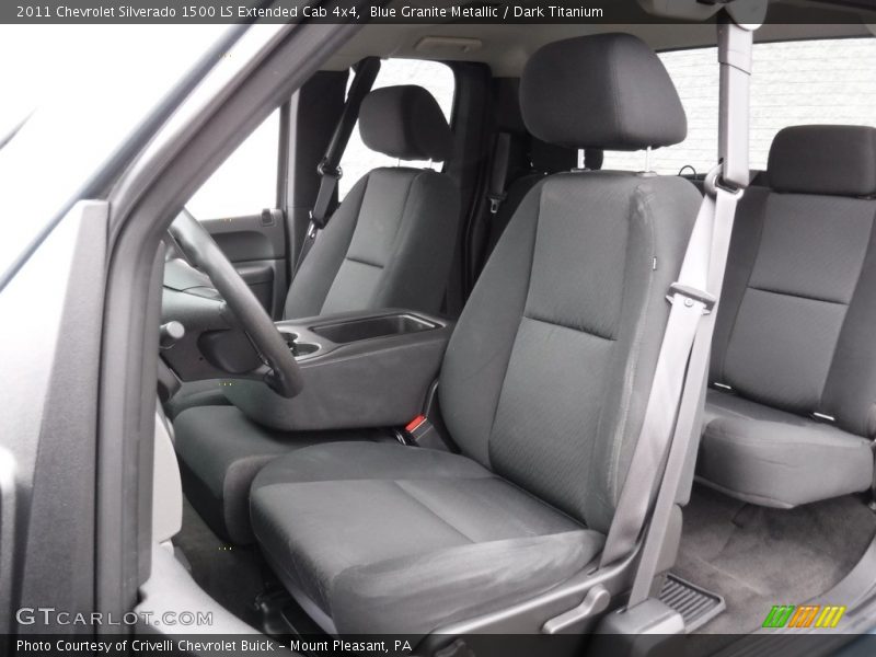 Blue Granite Metallic / Dark Titanium 2011 Chevrolet Silverado 1500 LS Extended Cab 4x4