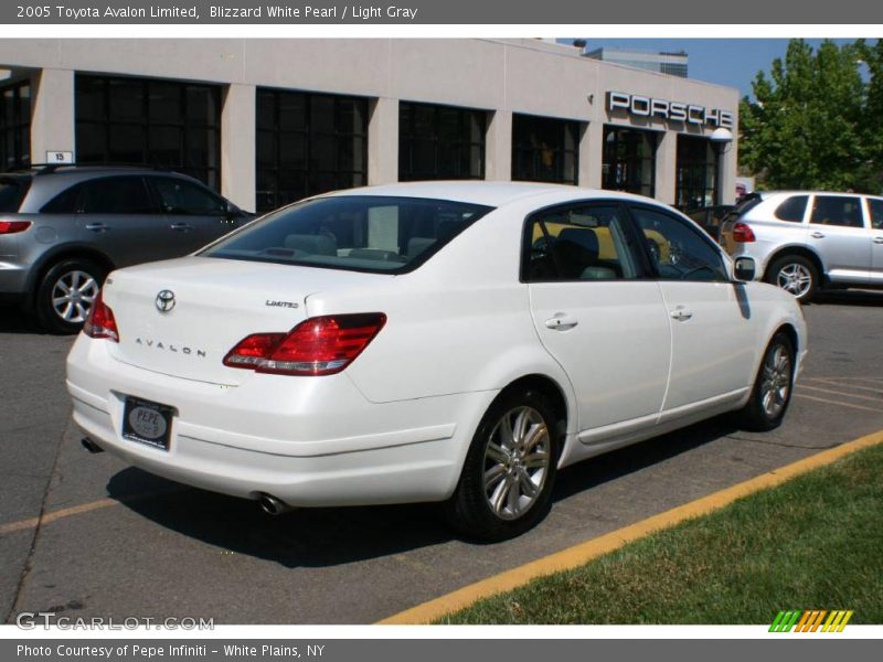 Blizzard White Pearl / Light Gray 2005 Toyota Avalon Limited