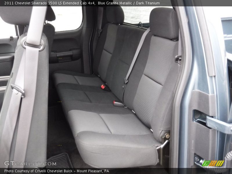 Blue Granite Metallic / Dark Titanium 2011 Chevrolet Silverado 1500 LS Extended Cab 4x4