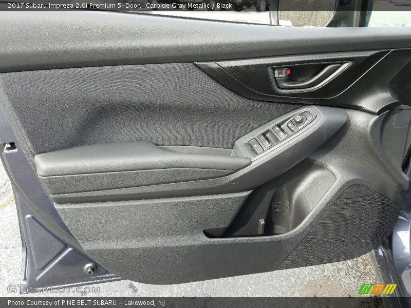 Carbide Gray Metallic / Black 2017 Subaru Impreza 2.0i Premium 5-Door