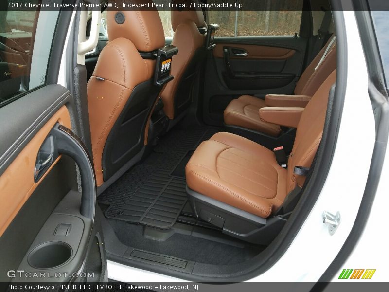 Iridescent Pearl Tricoat / Ebony/Saddle Up 2017 Chevrolet Traverse Premier AWD