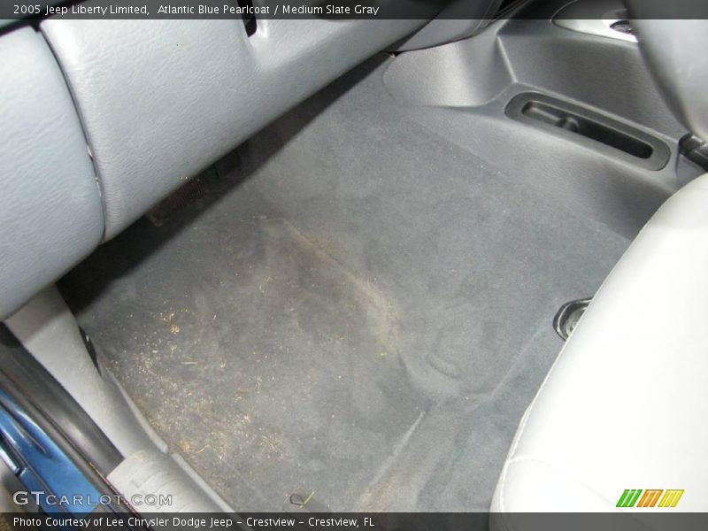 Atlantic Blue Pearlcoat / Medium Slate Gray 2005 Jeep Liberty Limited