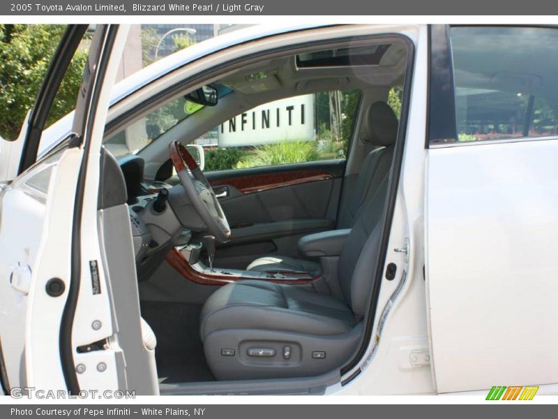 Blizzard White Pearl / Light Gray 2005 Toyota Avalon Limited