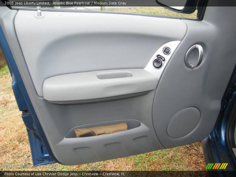 Atlantic Blue Pearlcoat / Medium Slate Gray 2005 Jeep Liberty Limited