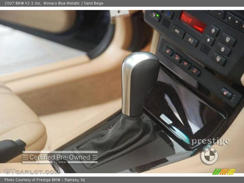 Monaco Blue Metallic / Sand Beige 2007 BMW X3 3.0si