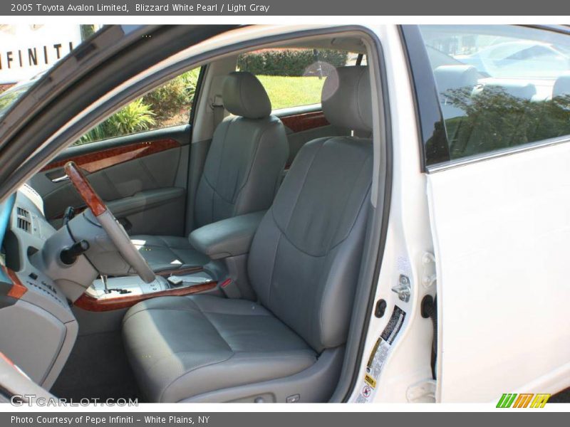 Blizzard White Pearl / Light Gray 2005 Toyota Avalon Limited