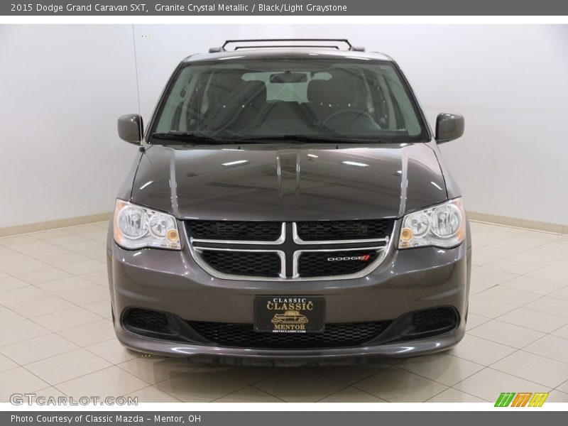 Granite Crystal Metallic / Black/Light Graystone 2015 Dodge Grand Caravan SXT
