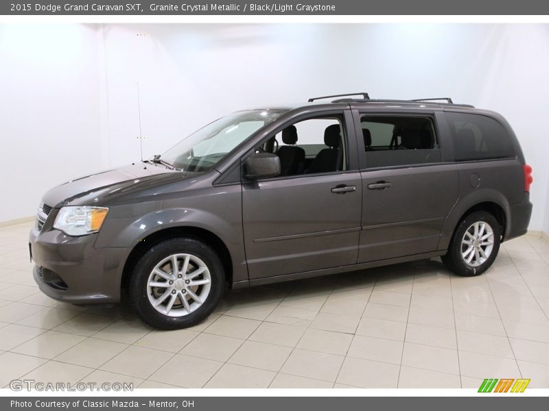 Granite Crystal Metallic / Black/Light Graystone 2015 Dodge Grand Caravan SXT