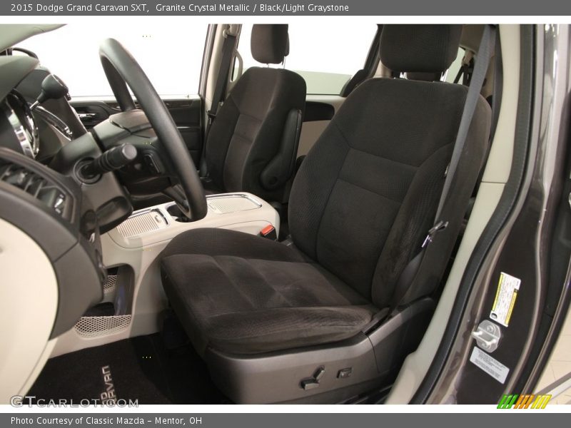 Granite Crystal Metallic / Black/Light Graystone 2015 Dodge Grand Caravan SXT