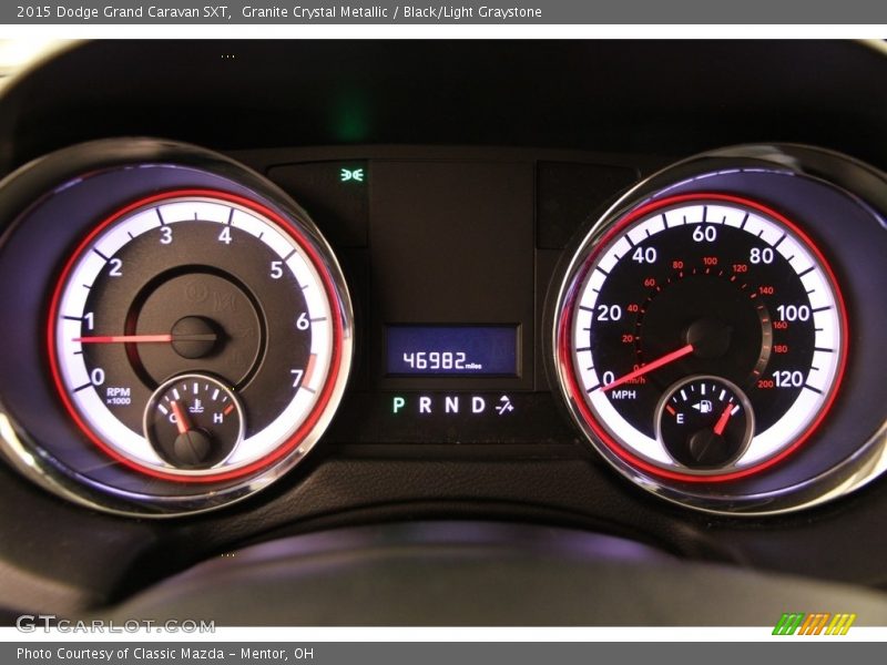 Granite Crystal Metallic / Black/Light Graystone 2015 Dodge Grand Caravan SXT