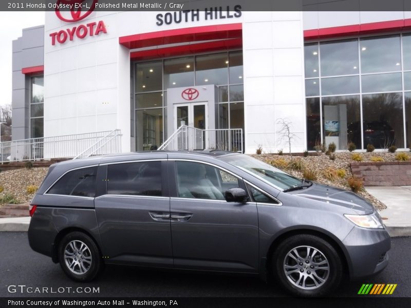 Polished Metal Metallic / Gray 2011 Honda Odyssey EX-L