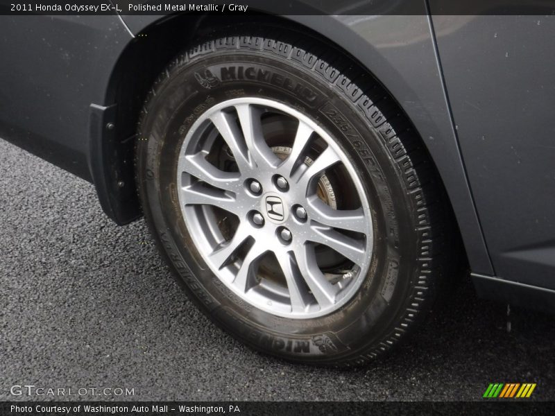 Polished Metal Metallic / Gray 2011 Honda Odyssey EX-L