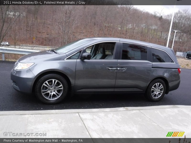 Polished Metal Metallic / Gray 2011 Honda Odyssey EX-L