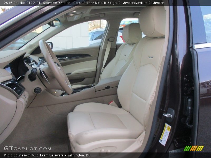 Cocoa Bronze Metallic / Light Cashmere/Medium Cashmere 2016 Cadillac CTS 2.0T Luxury AWD Sedan