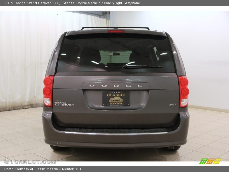 Granite Crystal Metallic / Black/Light Graystone 2015 Dodge Grand Caravan SXT
