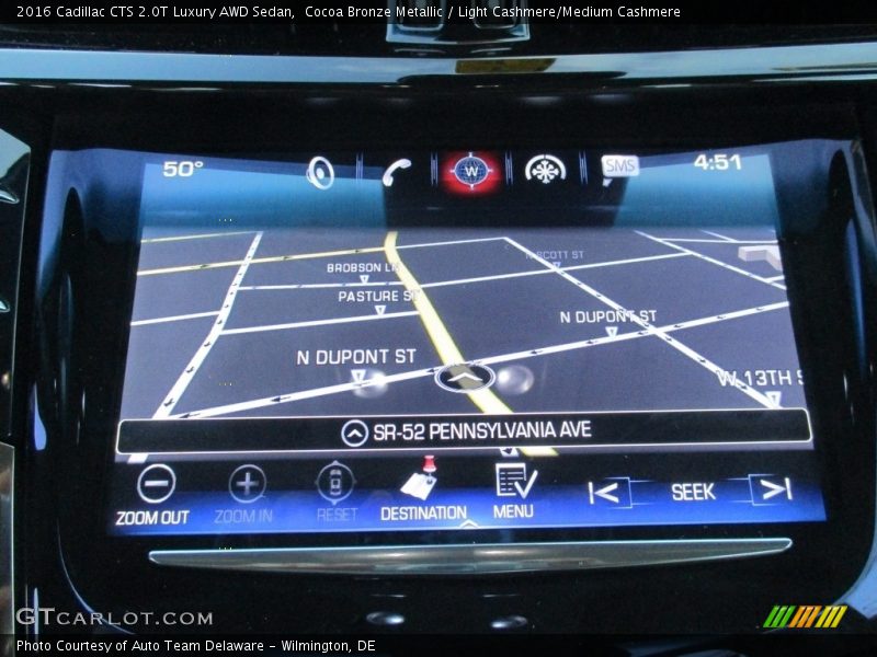 Cocoa Bronze Metallic / Light Cashmere/Medium Cashmere 2016 Cadillac CTS 2.0T Luxury AWD Sedan