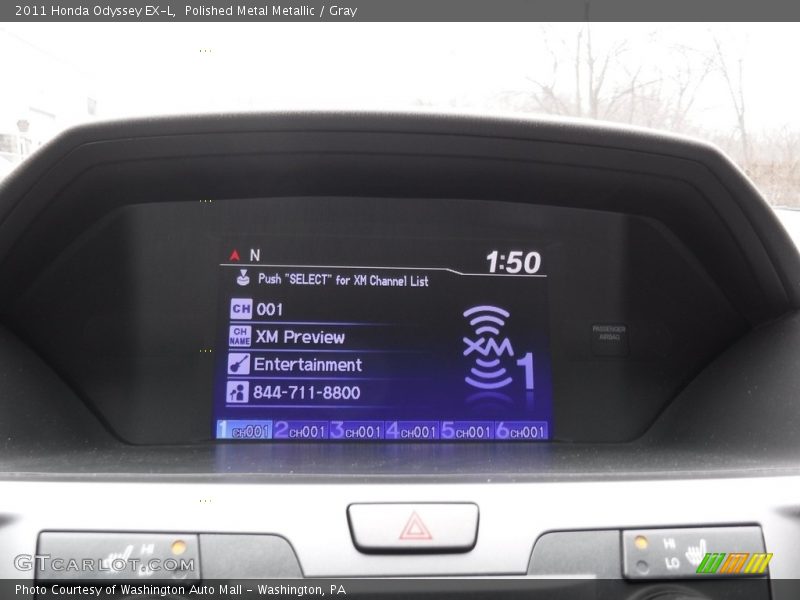 Polished Metal Metallic / Gray 2011 Honda Odyssey EX-L
