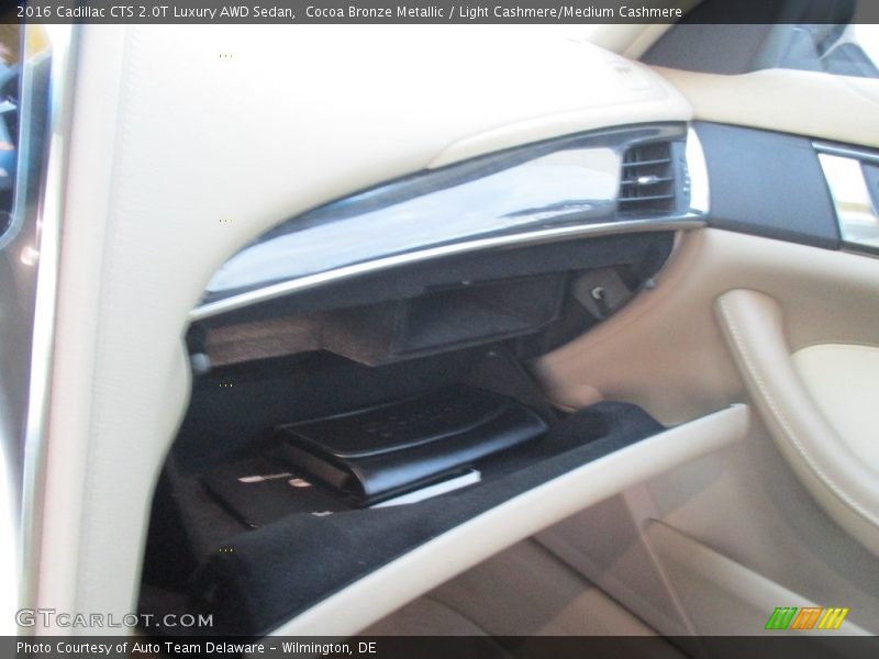 Cocoa Bronze Metallic / Light Cashmere/Medium Cashmere 2016 Cadillac CTS 2.0T Luxury AWD Sedan