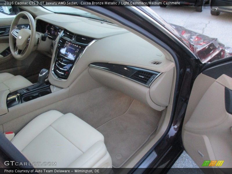 Cocoa Bronze Metallic / Light Cashmere/Medium Cashmere 2016 Cadillac CTS 2.0T Luxury AWD Sedan