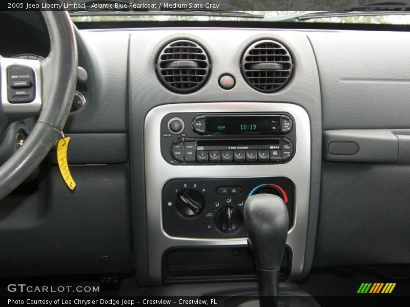 Atlantic Blue Pearlcoat / Medium Slate Gray 2005 Jeep Liberty Limited