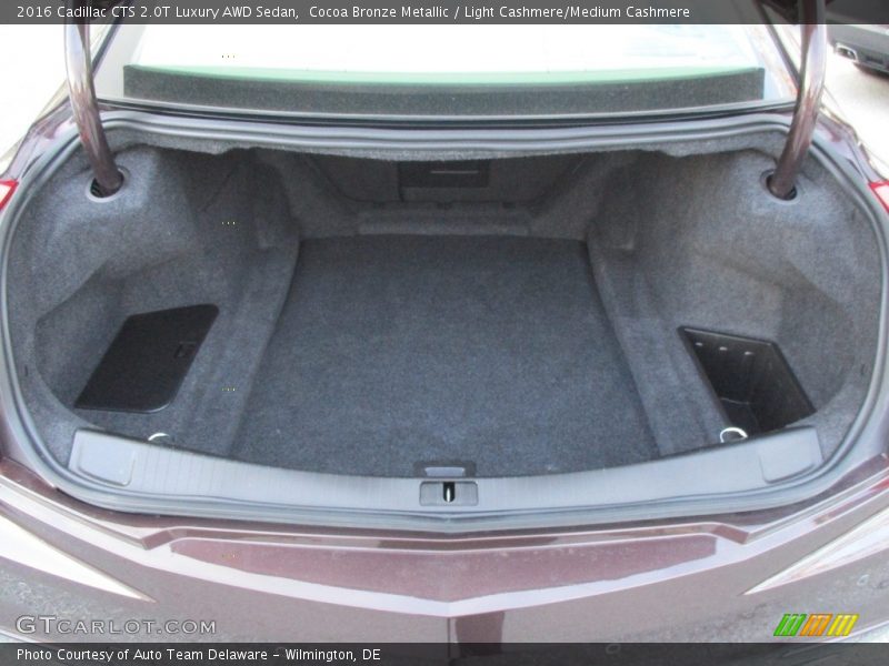 Cocoa Bronze Metallic / Light Cashmere/Medium Cashmere 2016 Cadillac CTS 2.0T Luxury AWD Sedan