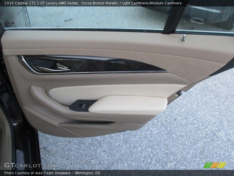 Cocoa Bronze Metallic / Light Cashmere/Medium Cashmere 2016 Cadillac CTS 2.0T Luxury AWD Sedan