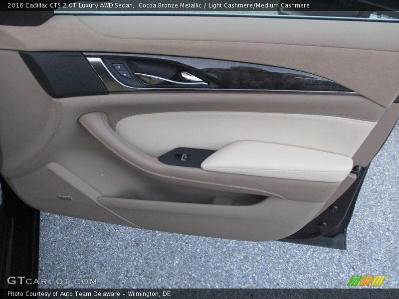 Cocoa Bronze Metallic / Light Cashmere/Medium Cashmere 2016 Cadillac CTS 2.0T Luxury AWD Sedan