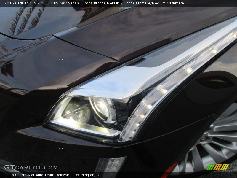 Cocoa Bronze Metallic / Light Cashmere/Medium Cashmere 2016 Cadillac CTS 2.0T Luxury AWD Sedan