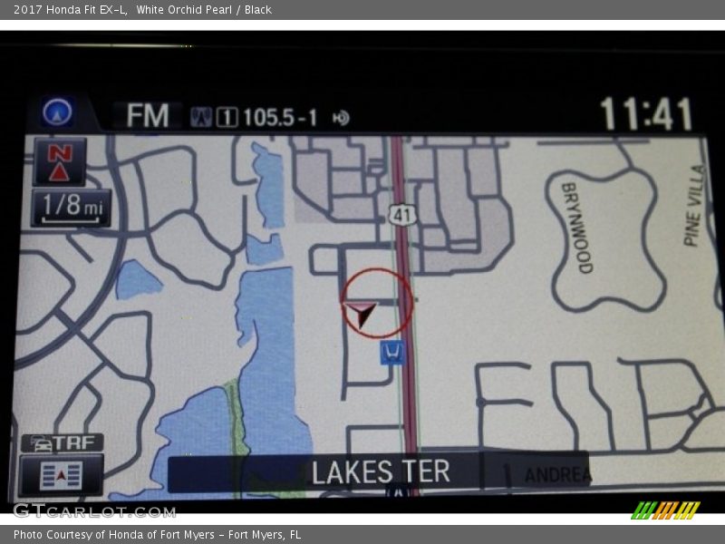 White Orchid Pearl / Black 2017 Honda Fit EX-L