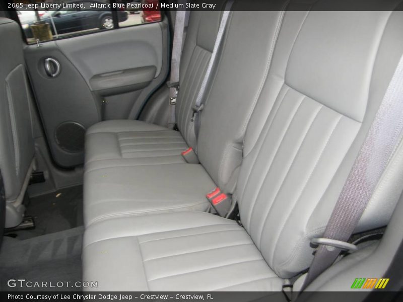 Atlantic Blue Pearlcoat / Medium Slate Gray 2005 Jeep Liberty Limited
