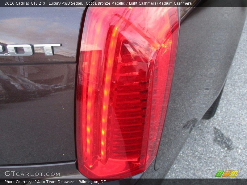 Cocoa Bronze Metallic / Light Cashmere/Medium Cashmere 2016 Cadillac CTS 2.0T Luxury AWD Sedan