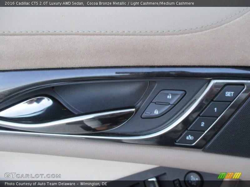 Cocoa Bronze Metallic / Light Cashmere/Medium Cashmere 2016 Cadillac CTS 2.0T Luxury AWD Sedan