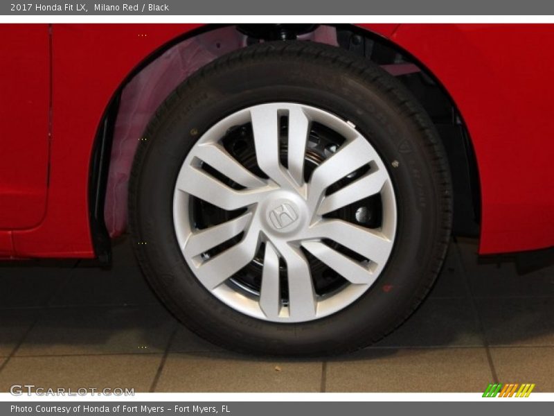 Milano Red / Black 2017 Honda Fit LX