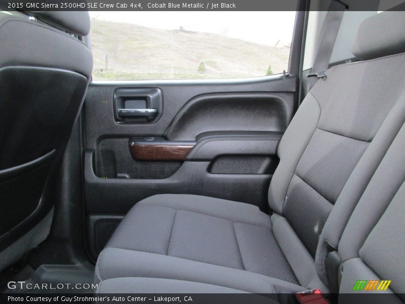 Cobalt Blue Metallic / Jet Black 2015 GMC Sierra 2500HD SLE Crew Cab 4x4