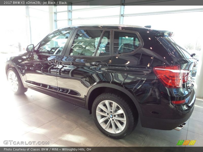 Jet Black / Black 2017 BMW X3 xDrive28i