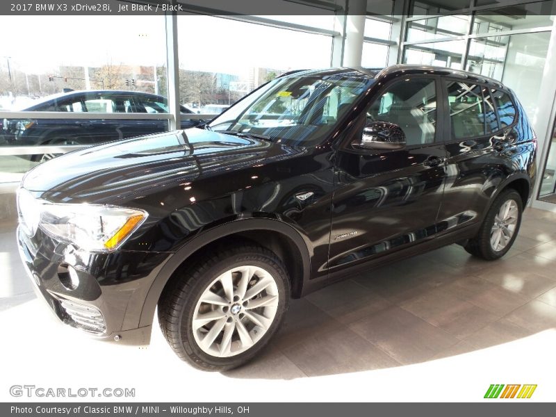 Jet Black / Black 2017 BMW X3 xDrive28i
