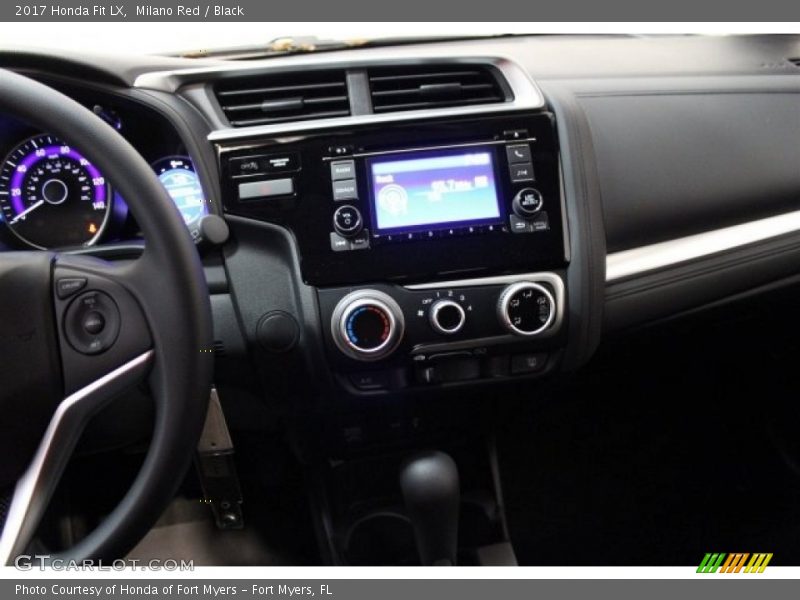 Milano Red / Black 2017 Honda Fit LX