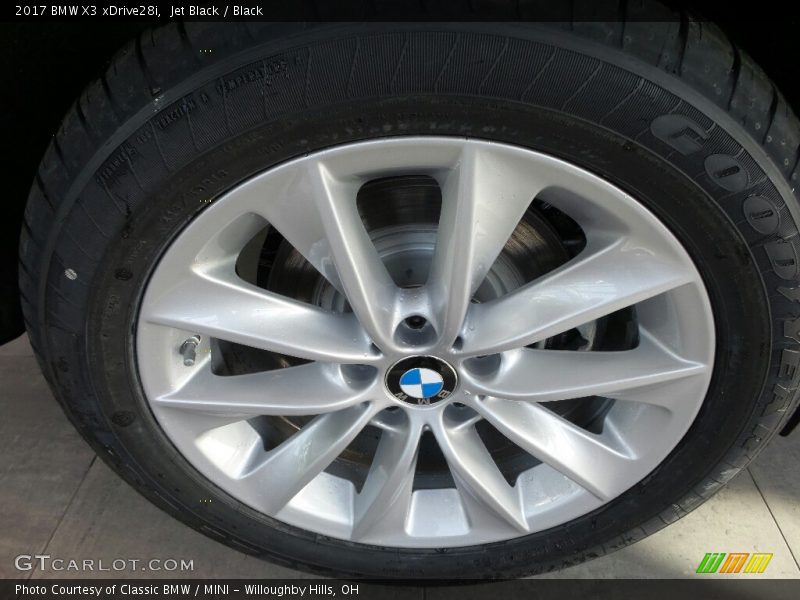 Jet Black / Black 2017 BMW X3 xDrive28i