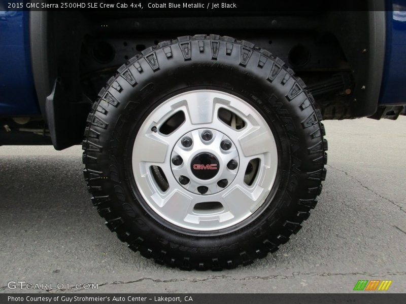 Cobalt Blue Metallic / Jet Black 2015 GMC Sierra 2500HD SLE Crew Cab 4x4