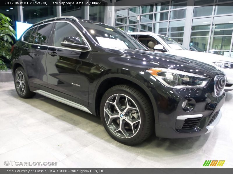 Black Sapphire Metallic / Black 2017 BMW X1 xDrive28i