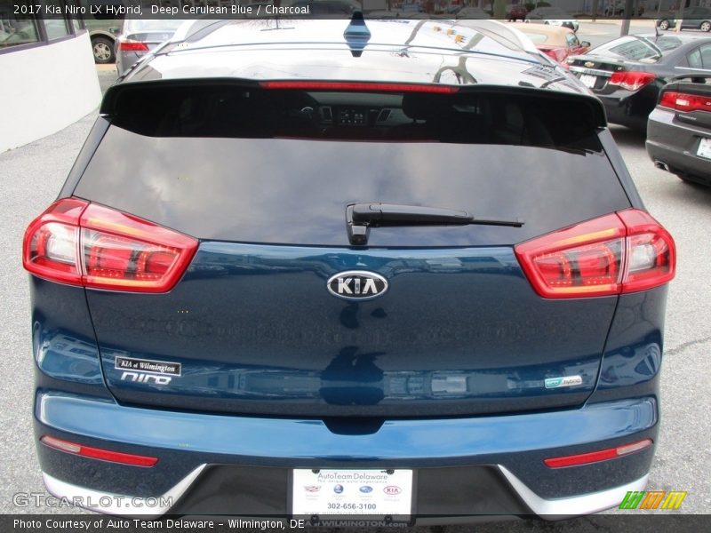 Deep Cerulean Blue / Charcoal 2017 Kia Niro LX Hybrid