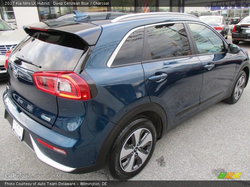 Deep Cerulean Blue / Charcoal 2017 Kia Niro LX Hybrid