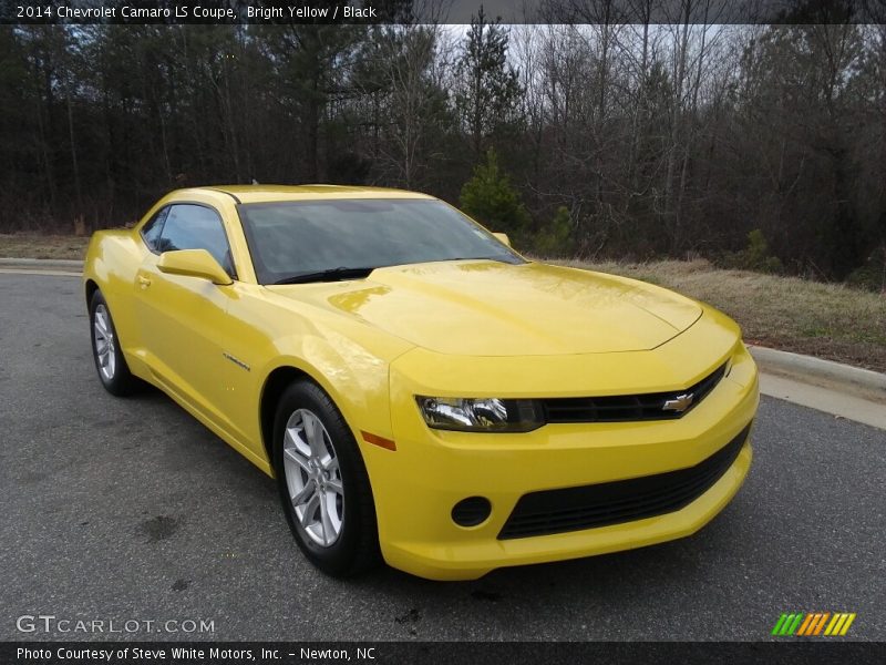 Bright Yellow / Black 2014 Chevrolet Camaro LS Coupe