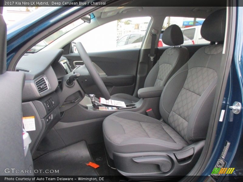Front Seat of 2017 Niro LX Hybrid