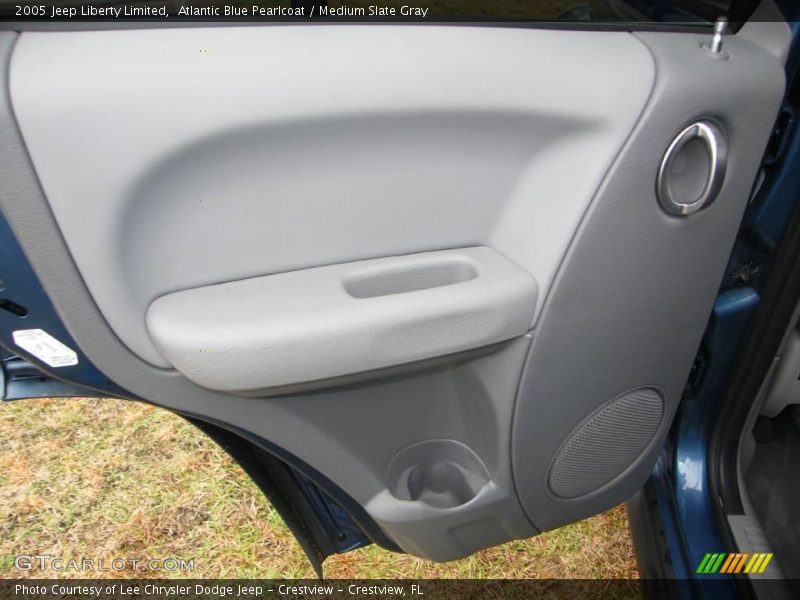 Atlantic Blue Pearlcoat / Medium Slate Gray 2005 Jeep Liberty Limited