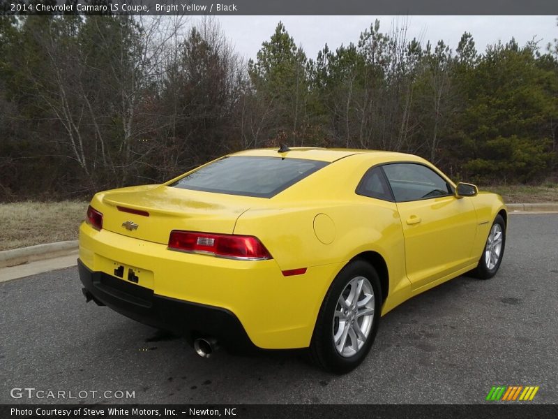Bright Yellow / Black 2014 Chevrolet Camaro LS Coupe